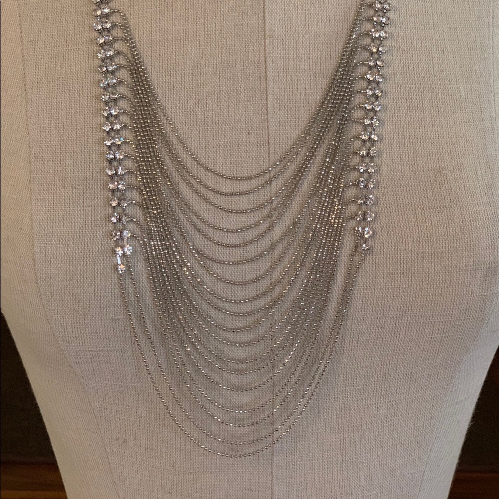 Lucky Star Jewels Silver Layered Necklace🌸SSSALE